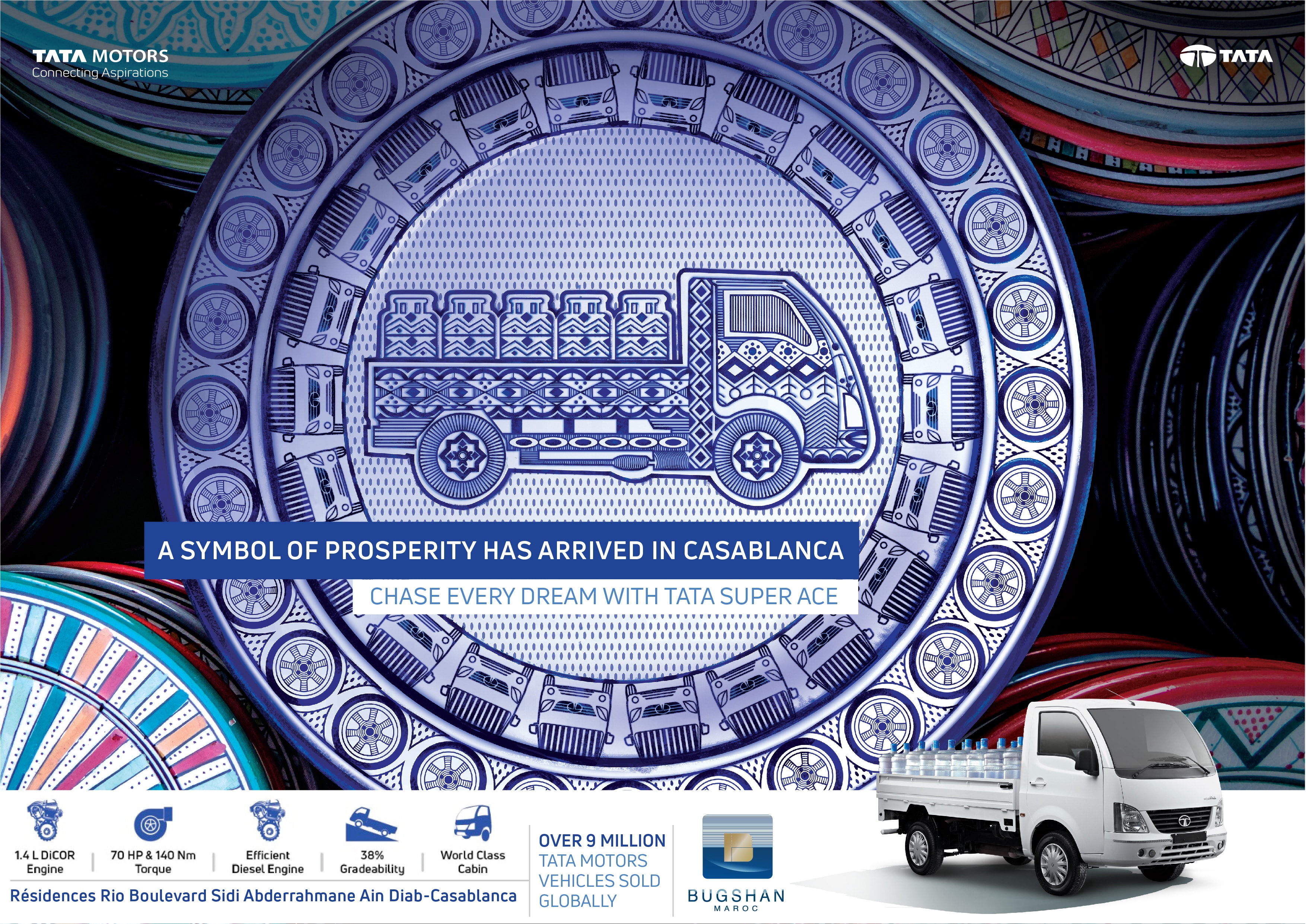 TATA Super Ace — Morocco launch